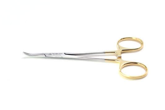 Halstead Mosquito Pinza Gold Curva